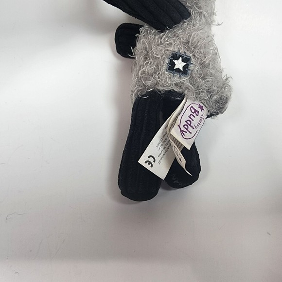 Mini Scentsy Buddy Curly Lamb Plush Clip Toy 7 Inch Scent Diffuser Gray Black - Picture 6 of 8